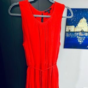 Red, Lightweight Sleeveless Dress from Banana Republic